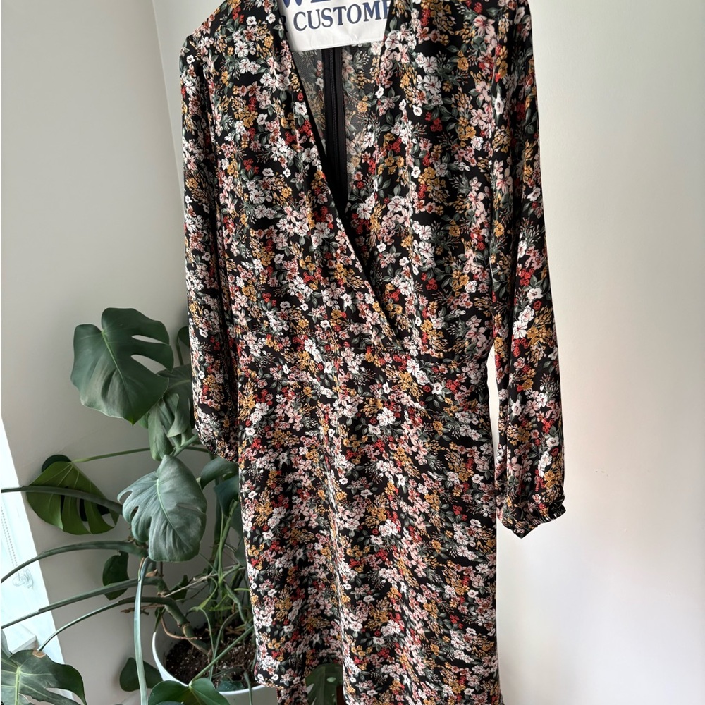 Floral Wrap Dress